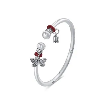 UZIID S999 Silver Bangles Women's