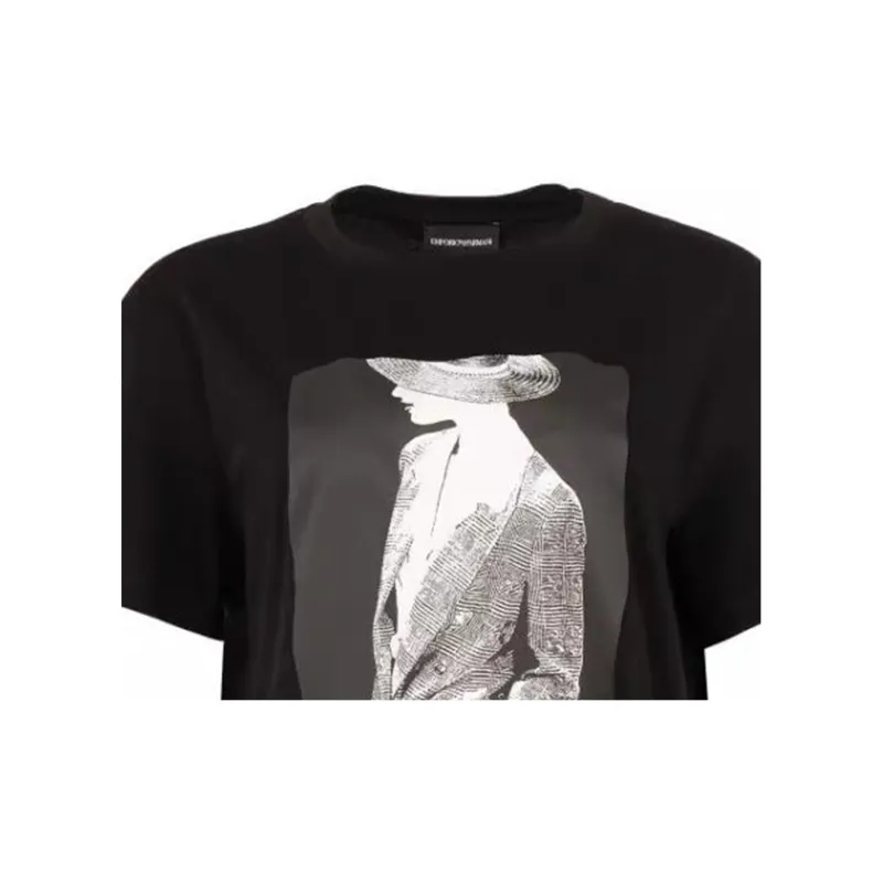 EMPORIO ARMANI T Shirts Women's Black-1