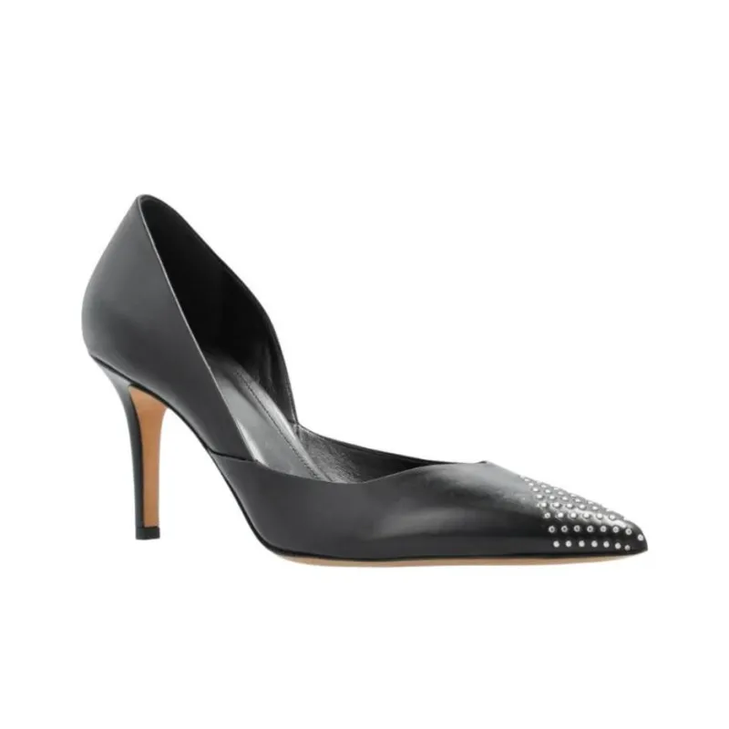 ISABEL MARANT Purcy Slim Heel High Heels 8.5cm Women's Black-1