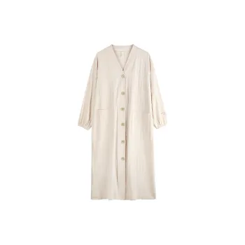 Xuan Liang Sleep Robe Women's Warm Light White