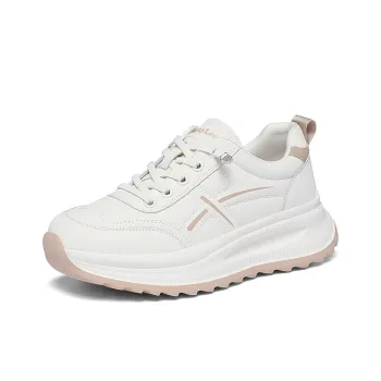 Golden Silk Rabbit Anti Slip And Wear Resistant Height Increasing Cushioning Low Top Casual Shoes Women's