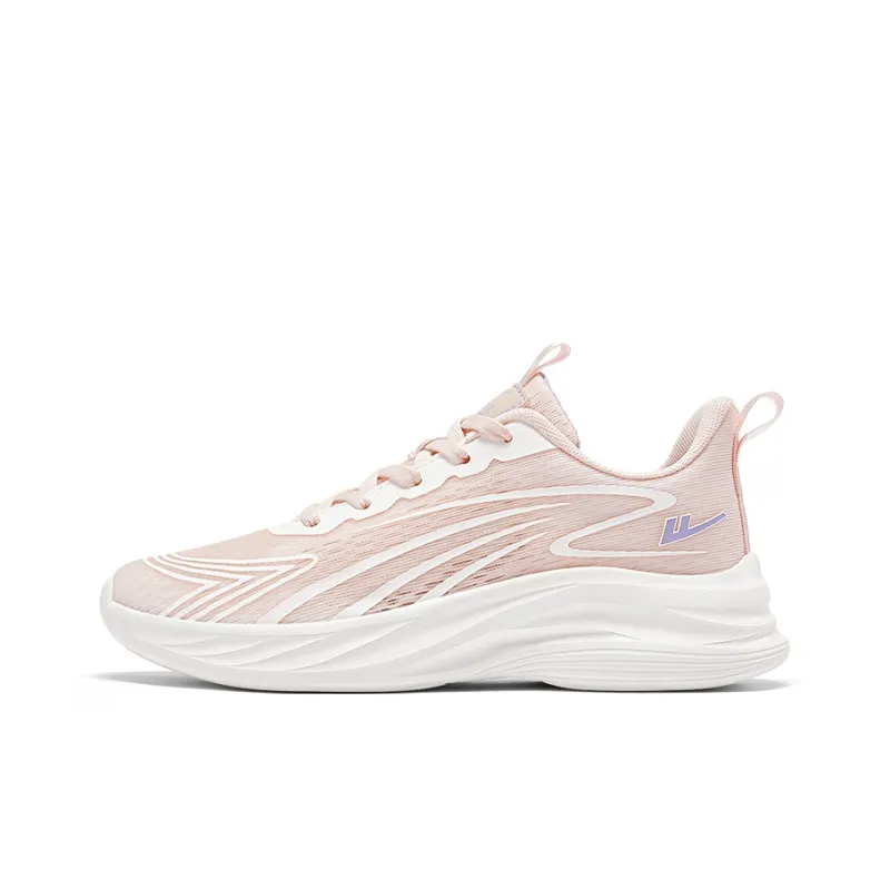 Warrior Cushioning Lightweight Breathable Quick Dry Low Top Running Shoes Women's Pink-1