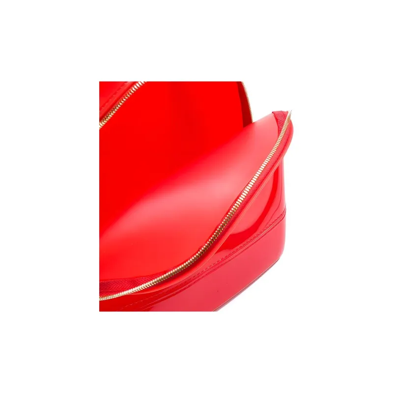 Furla Candy Rubber Backpack Regular Women's Orange-3