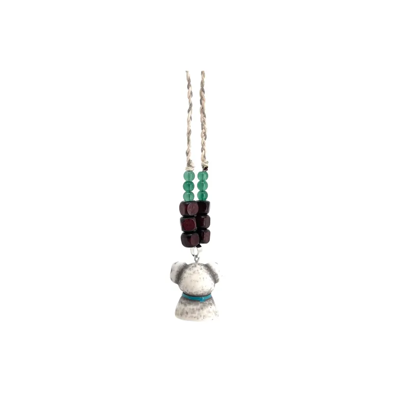 Mountains And Jade Seas Sandalwood Necklaces Unisex-2