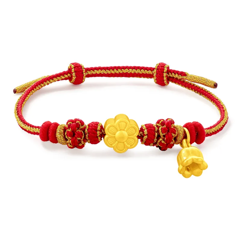 Lao Feng Xiang S999 Fine Silver Bracelets Women's-0
