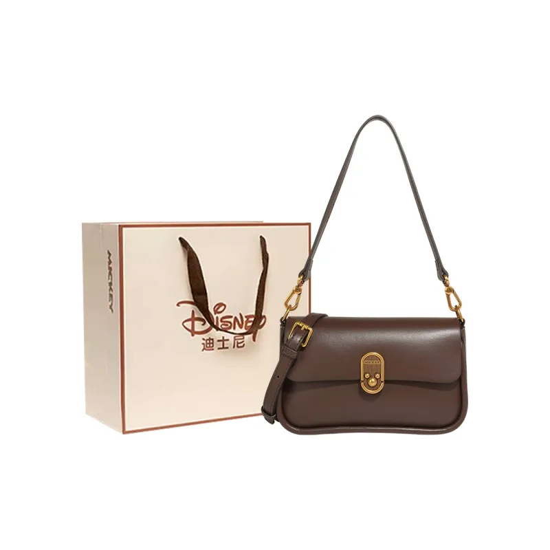 Disney Mickey Series PU Leather Crossbody Bag Regular Women's Brown-8
