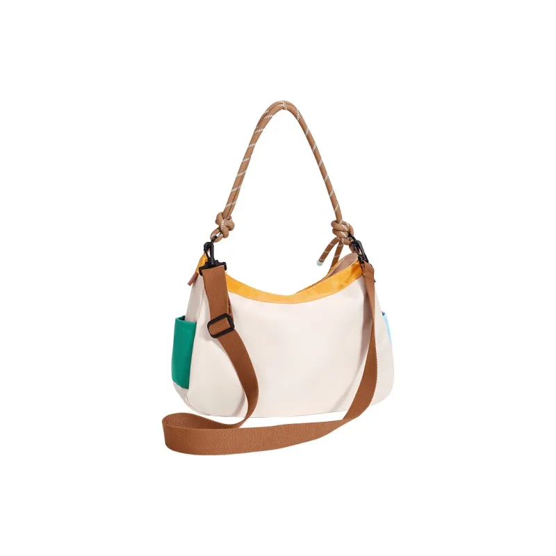 Miffy Fabric Shoulder Bag Women's Khaki/powder Blue-4