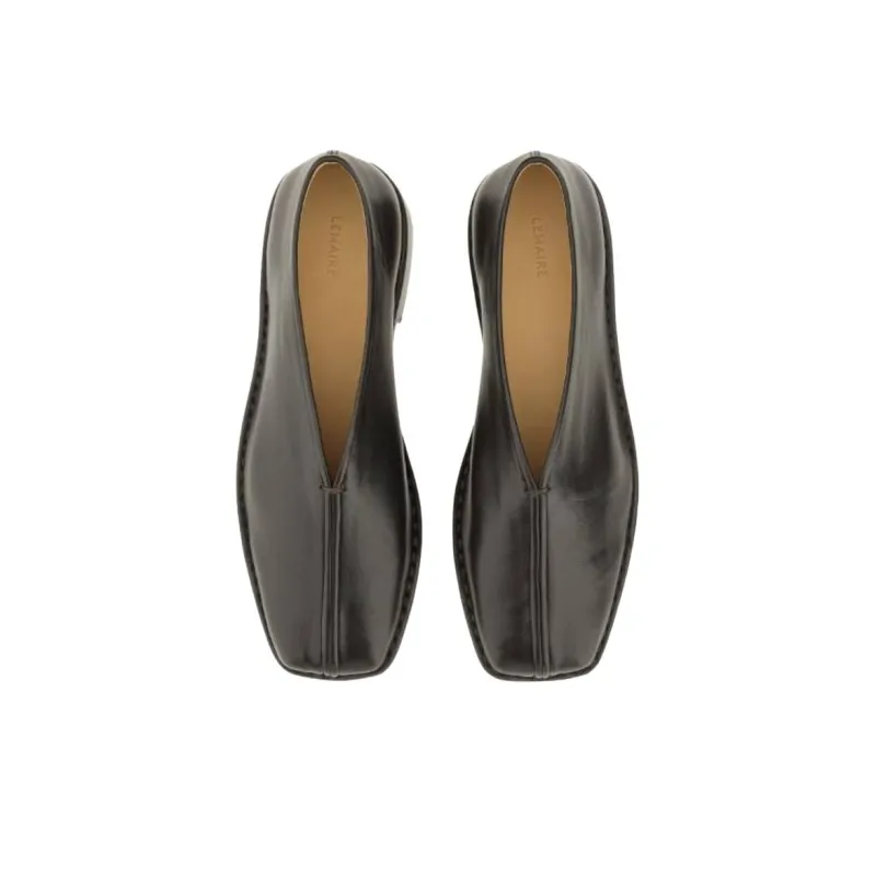 Lemaire Piped Leather Slippers-4