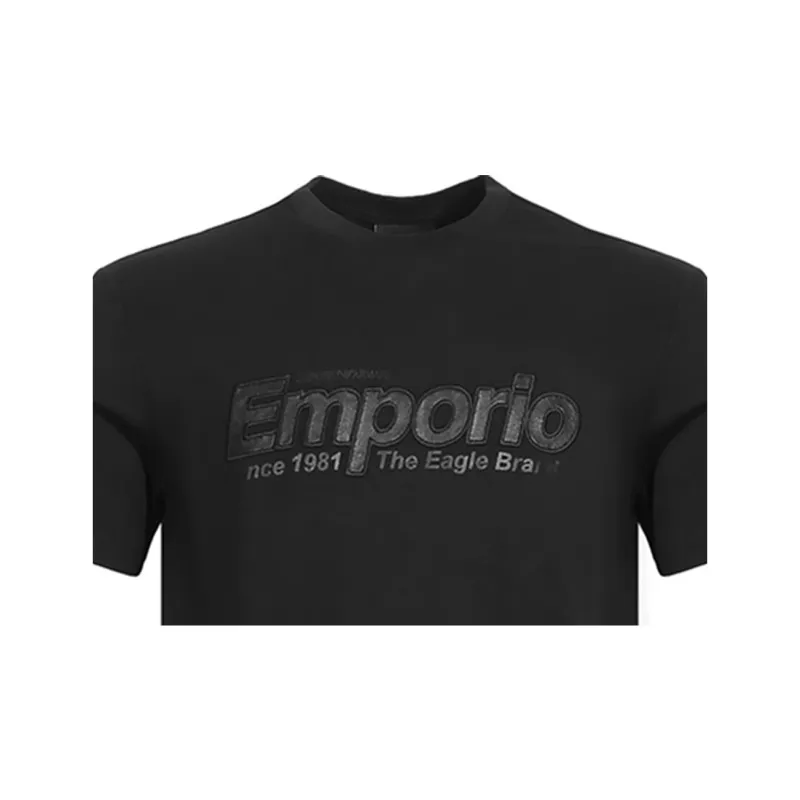 EMPORIO ARMANI T Shirts Men Black-3