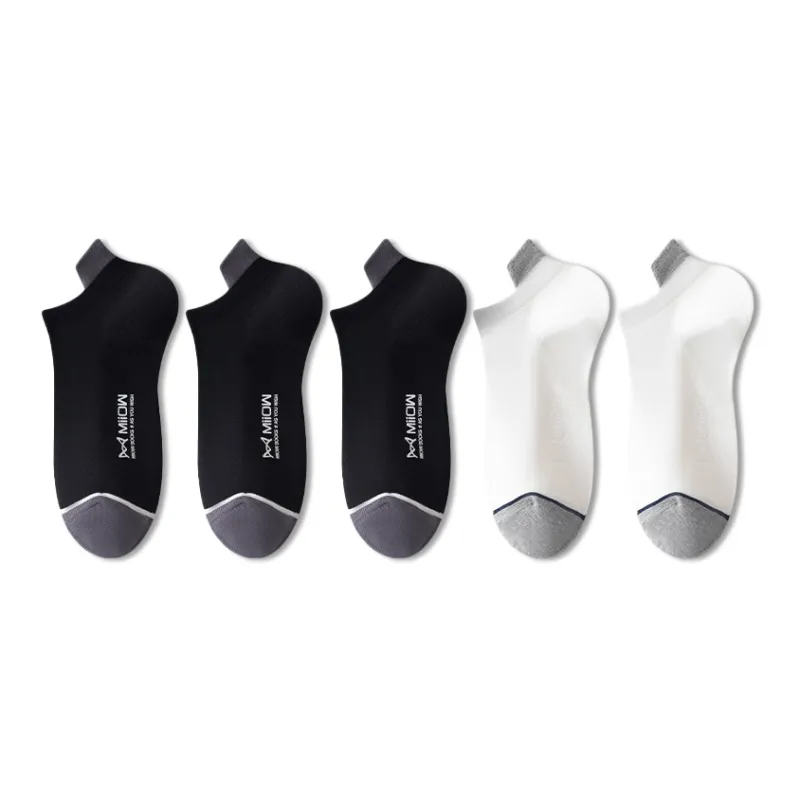 MIIOW Cool One Summer Series Ankle Socks Men's 5 Pack-34