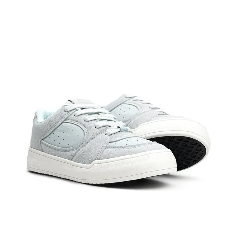 Mengsai Abrasion Resistant Slip Resistant Low Top Skateboard Shoes Unisex Moon Blue-2