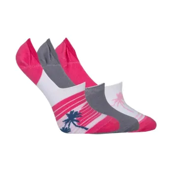 Columbia PFG Palms Stripe Liner No-Show Socks Women's 3 Pack