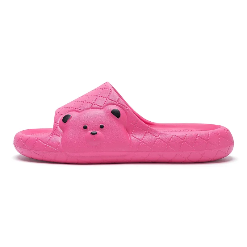Soft Soft And Cute Round Tip Bear Slippers Summer Home Squashy And Bouncy Feeling Slippers-9