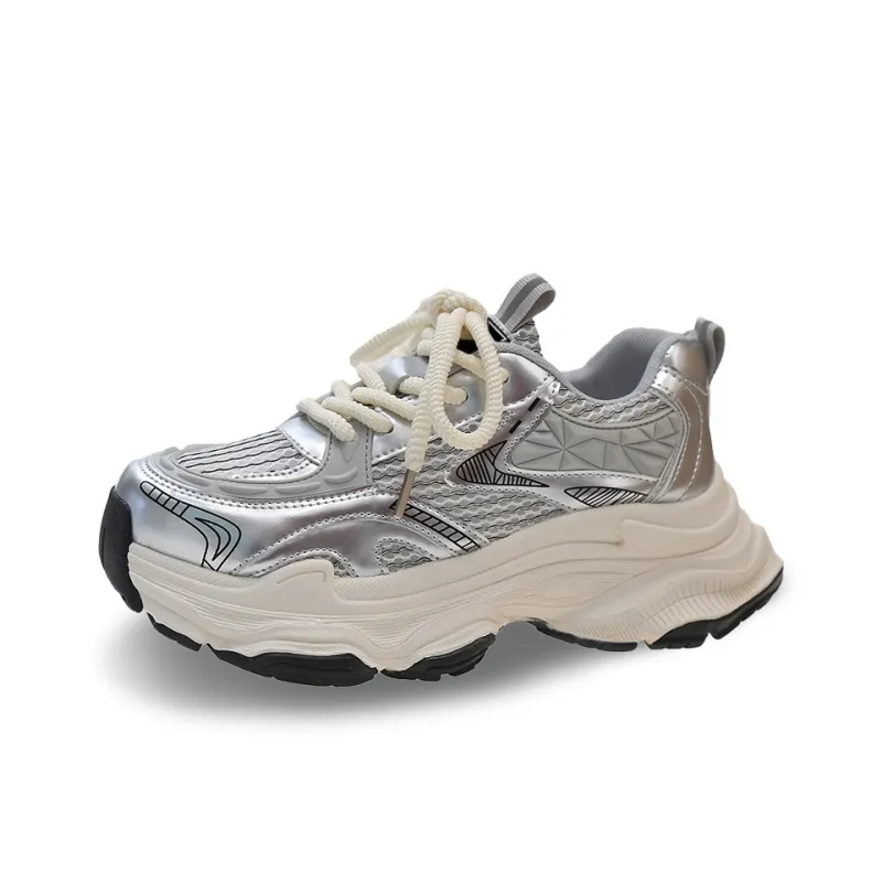 YUZHAOLIN Breathable Low Top Chunky Sneakers Women's-1