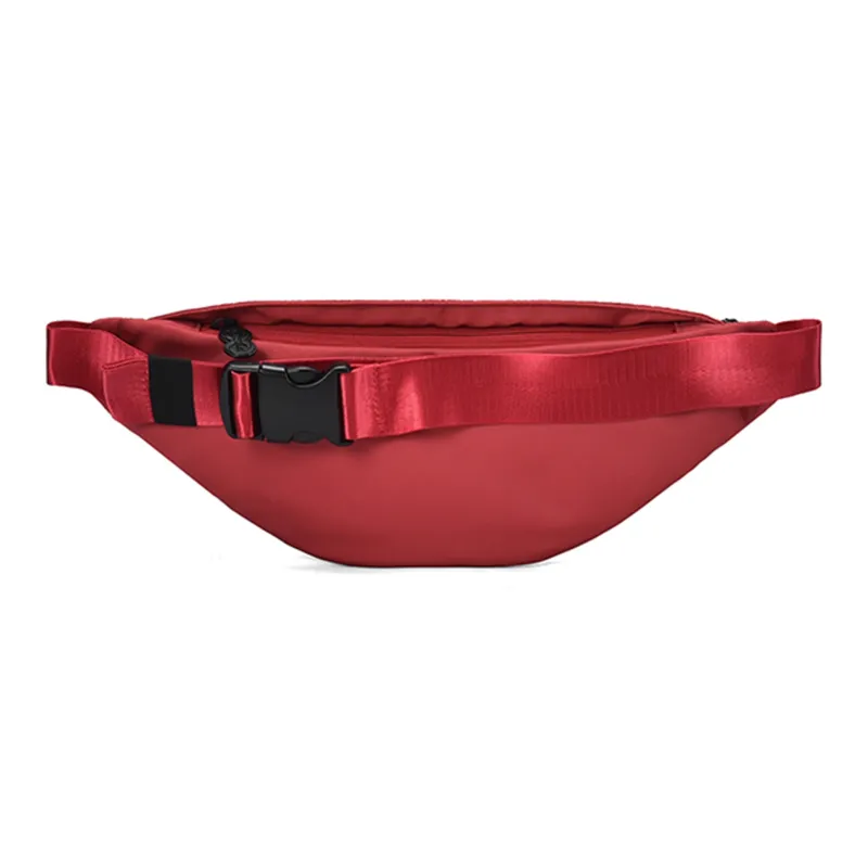 8atheist Polyester One Shoulder Crossbody Bag, Sling Bag, Fanny Pack Unisex Red-2