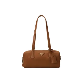 PRADA Re Nylon Recycled Nylon Shoulder Bag Medium Size Women's Brown