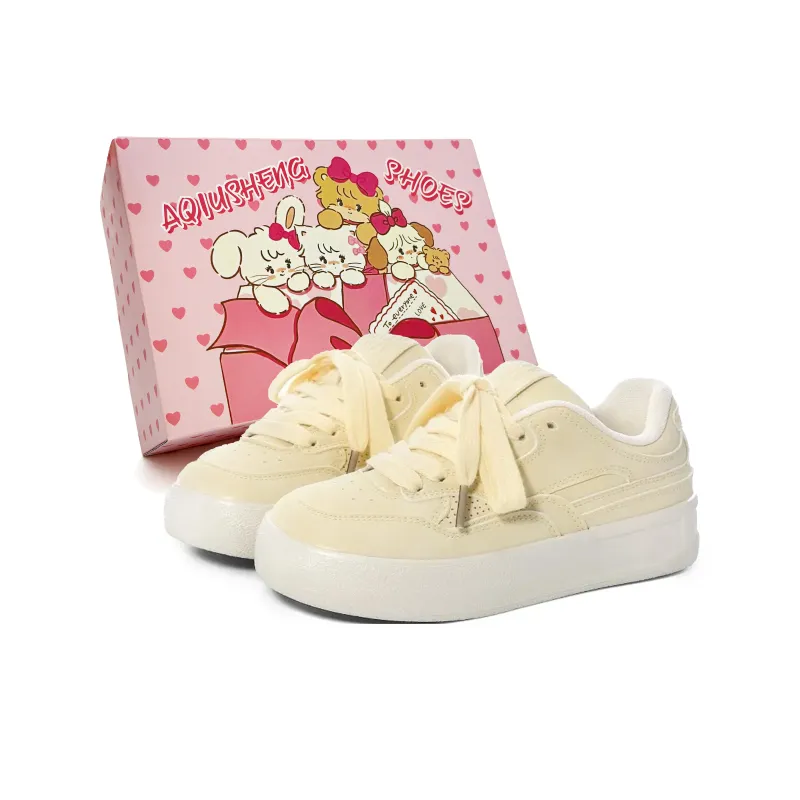 AQIUSHENG Versatile Comfortable, Minimalist Style Everyday Low Top Skateboard Shoes Women's Box Included-5