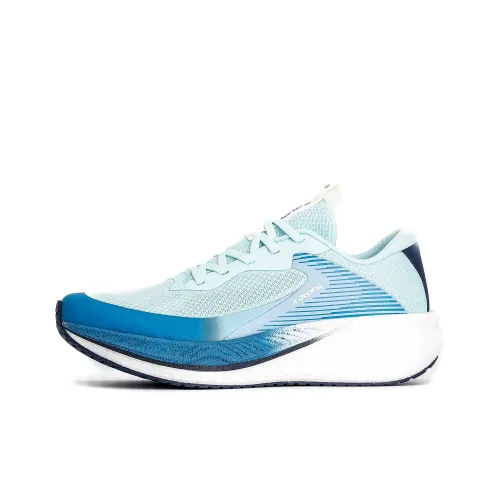 XIDELONG Anti Slip And Wear Resistant Coverage Low Top Carbon Plate Casual Running Shoes Men's Tranquil Blue