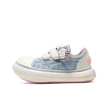 Hellokitty x OLD ORDER Wear Resistant Height Increasing Low Top Canvas Shoes Women's Blue