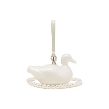 SIMONE ROCHA Acrylic Clutch Shoulder Bag Regular Women's White