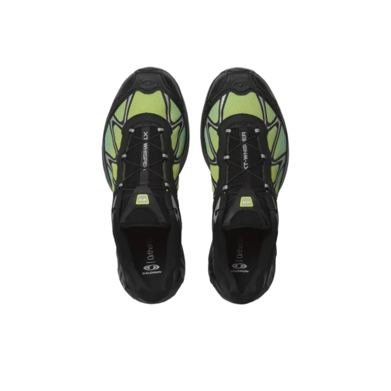 SALOMON XT WHISPER Anti Slip Wear Resistant Low Top Casual Shoes Unisex Black White Silver-1