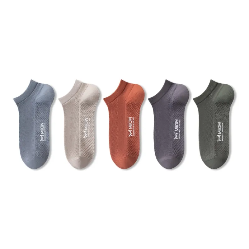 MIIOW Cool One Summer Series Ankle Socks Men's 5 Pack-35