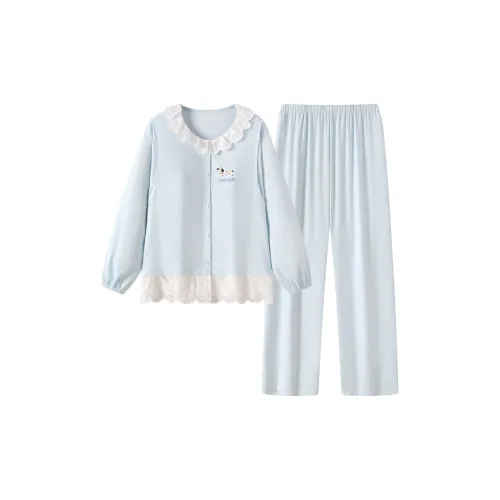 Maultiay Pajama Set Women's Blue