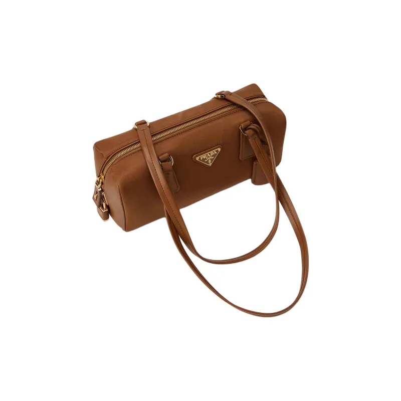 PRADA Re Nylon Recycled Nylon Shoulder Bag Medium Size Women's Brown-3