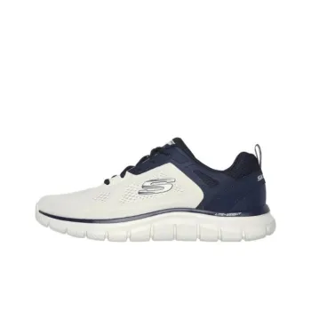 Skechers Track Breathable Support Low Top Casual Shoes Men's Ecru