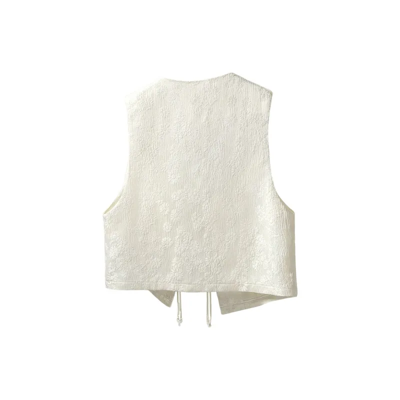 Cypress House Vest Women's Cream White-1