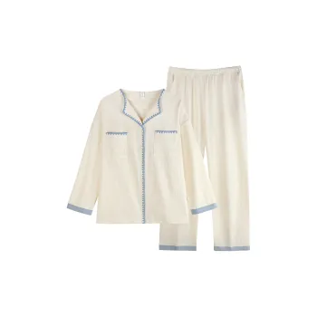Xuan Liang Pajama Set Women's Cream White