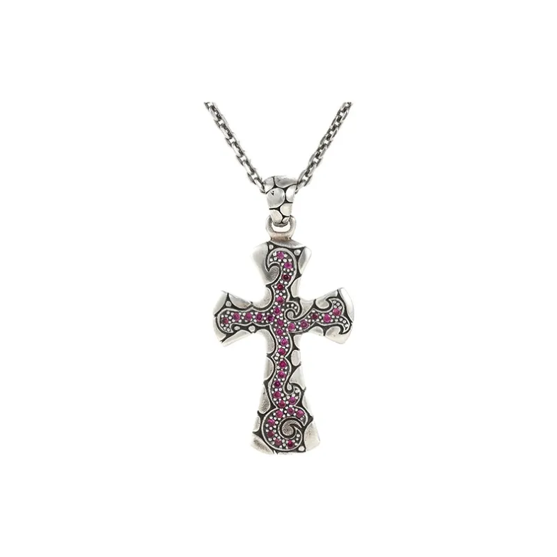 The Next Life 925 Sterling Silver Synthetic Cubic Zirconia Pendant Unisex-3