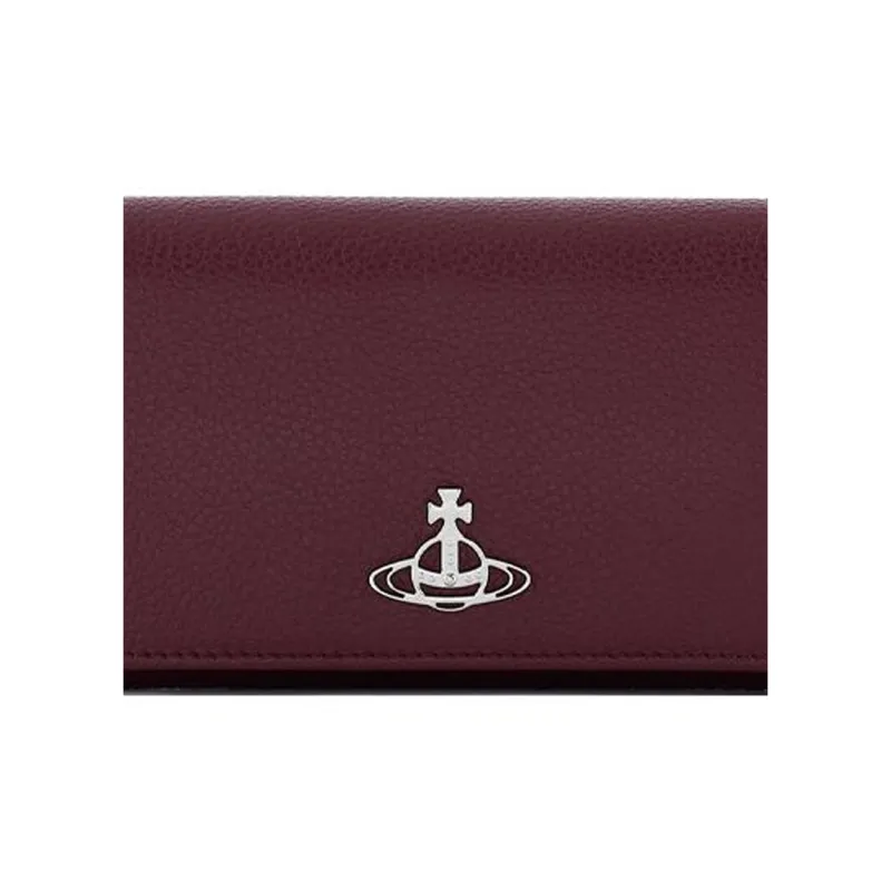 Vivienne Westwood Leather Card Holder Women's Burgundy-4