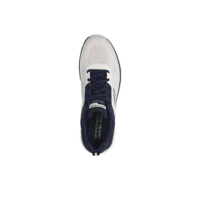 Skechers Track Breathable Support Low Top Casual Shoes Men's Ecru-3
