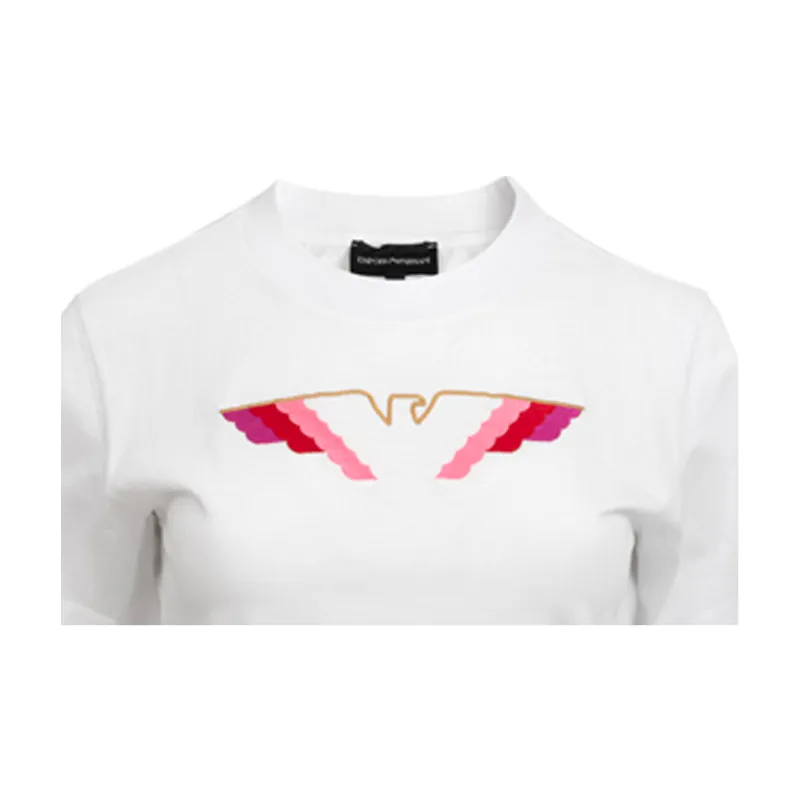 EMPORIO ARMANI T Shirts Women's White-4