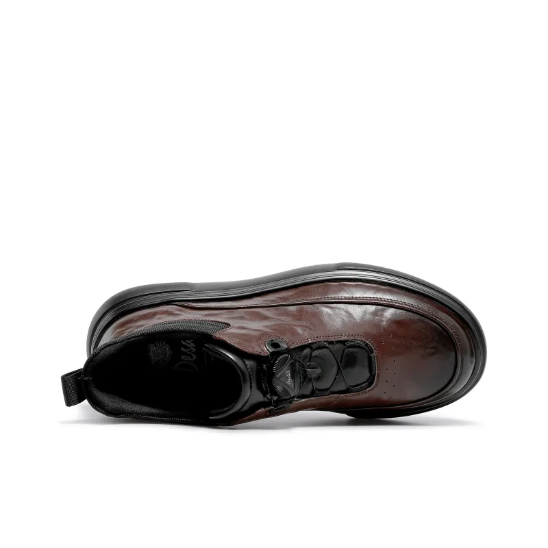 Desai Anti-Slip Wear-Resistant Mid-Top Skateboard Shoes Men's-12