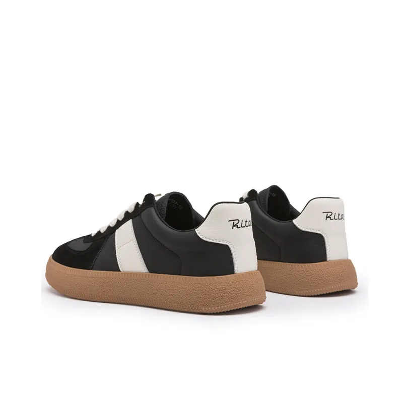 Ritai Anti Slip Wear Resistant Low Top Skateboard Shoes Men's-10