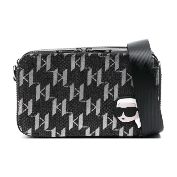 KARL LAGERFELD / Karl Lagerfeld Jeans Logo patterned Messenger Bag