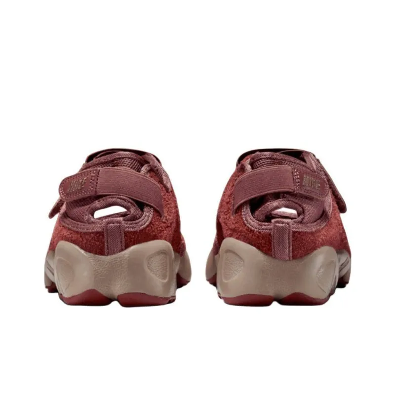 Nike Air Rift Anti Slip Wear Resistant Low Top Casual Shoes Women's Red Brown-3