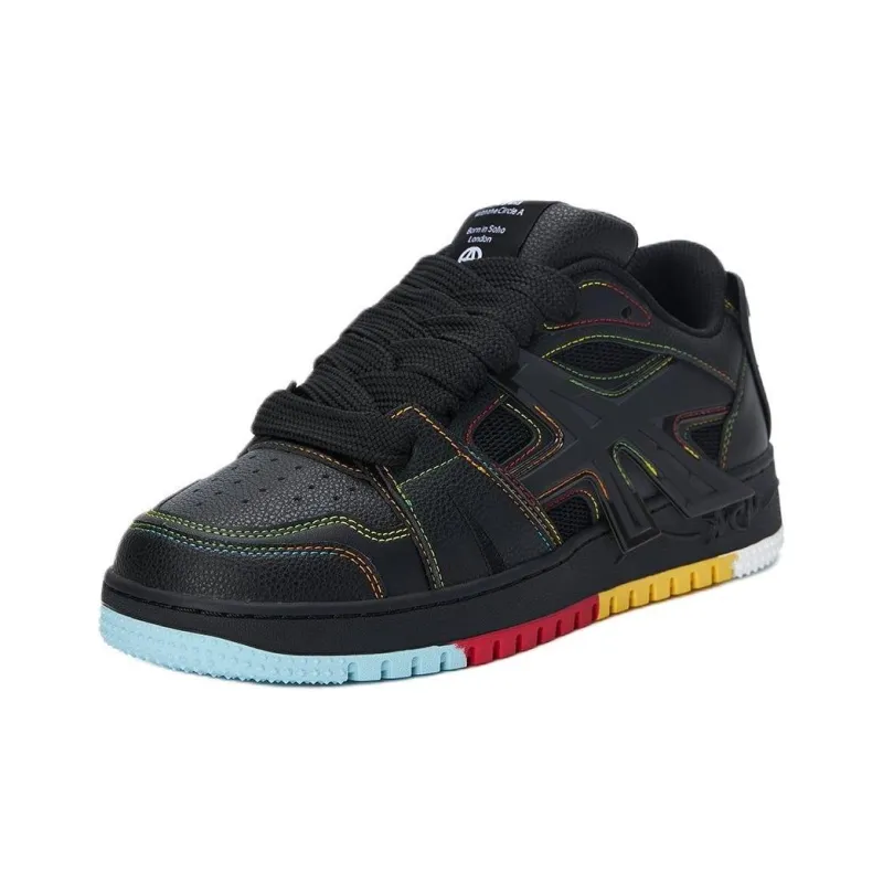 Acupuncture LOLA SNEAK Low-Top Skateboard Shoes Unisex Black-1