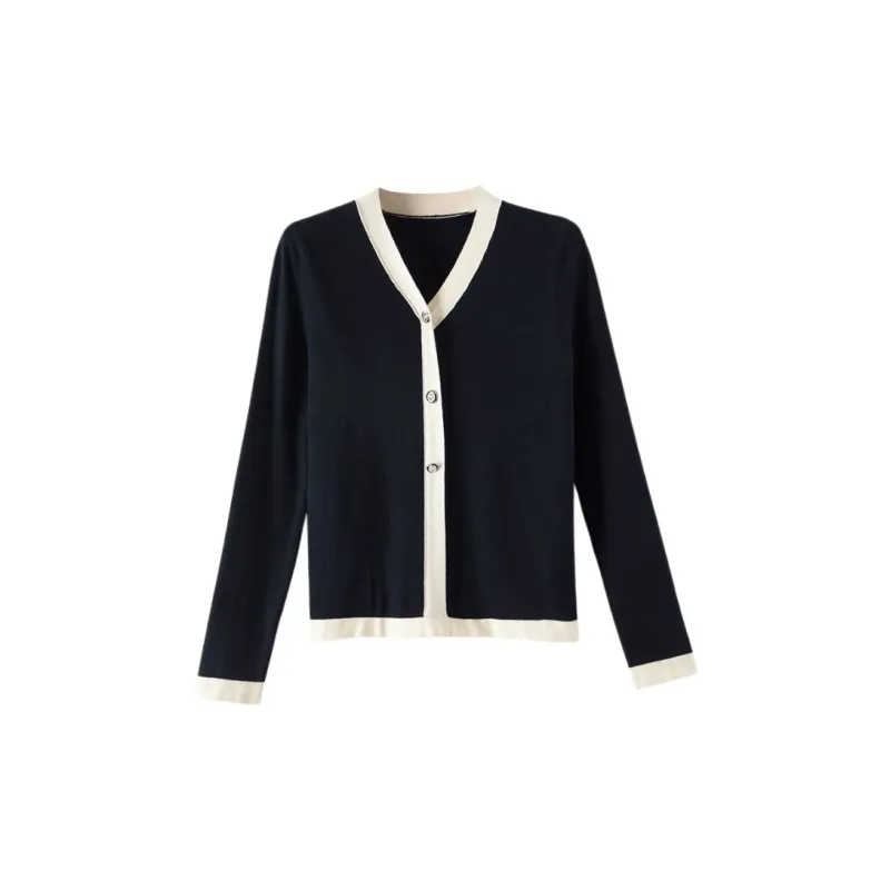 Late White Knitwear Women's Dark Blue-2