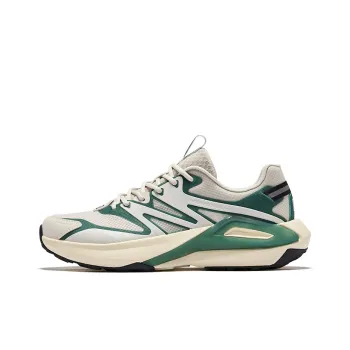 Erke Durable Breathable Low Top Casual Shoes Men's Pale Wild Gray Green