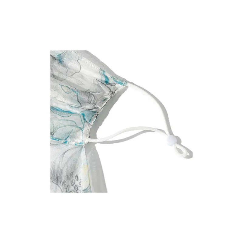 Shanghai Story 100% Mulberry Silk Sun Protection Masks Women's-51