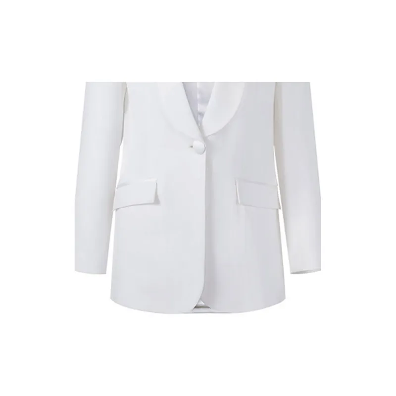 EMPORIO ARMANI Single breasted Blazer In Envers Satin-3