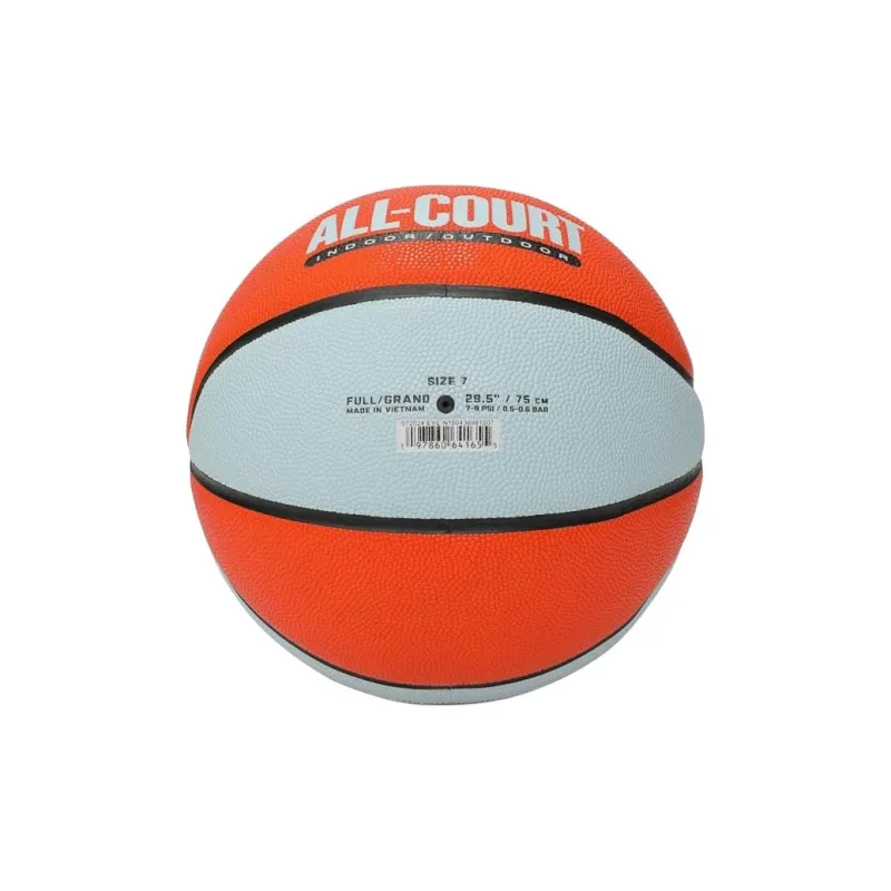 Nike Artificial Leather Basketball Orange Gray Size 7 Training Unisex-2