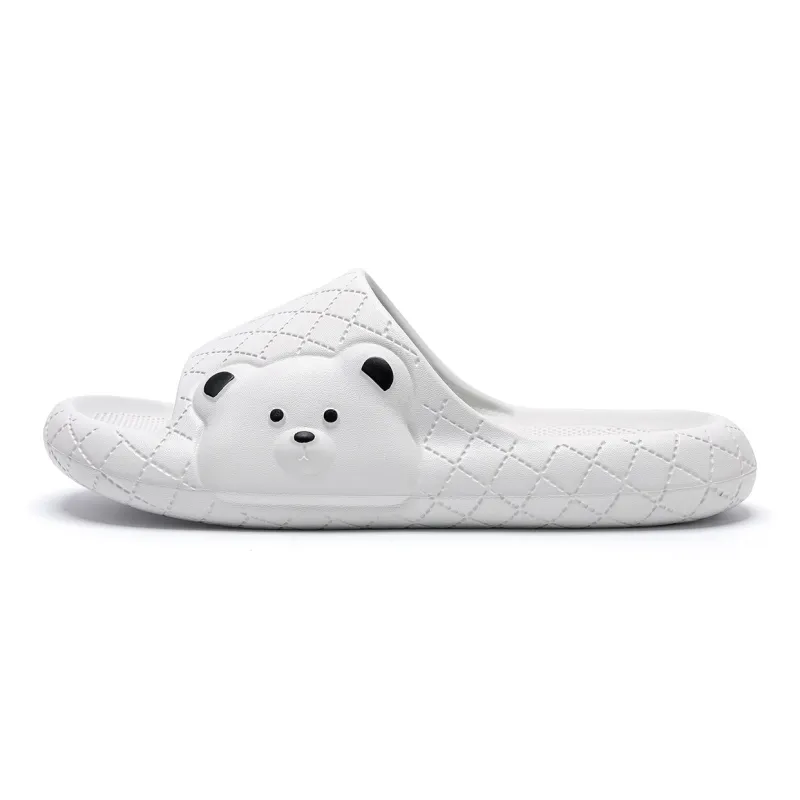 Soft Soft And Cute Round Tip Bear Slippers Summer Home Squashy And Bouncy Feeling Slippers-28