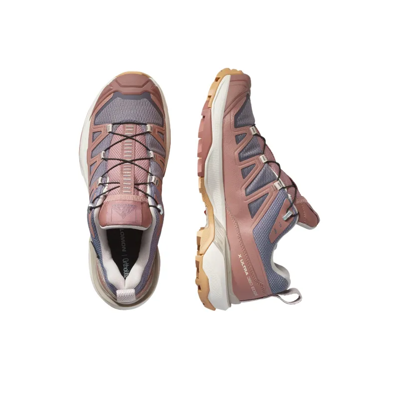 SALOMON X ULTRA 360 Shock Absorbers With Slip Resistant Features Low Top Hiking Shoes Women's Umber-1