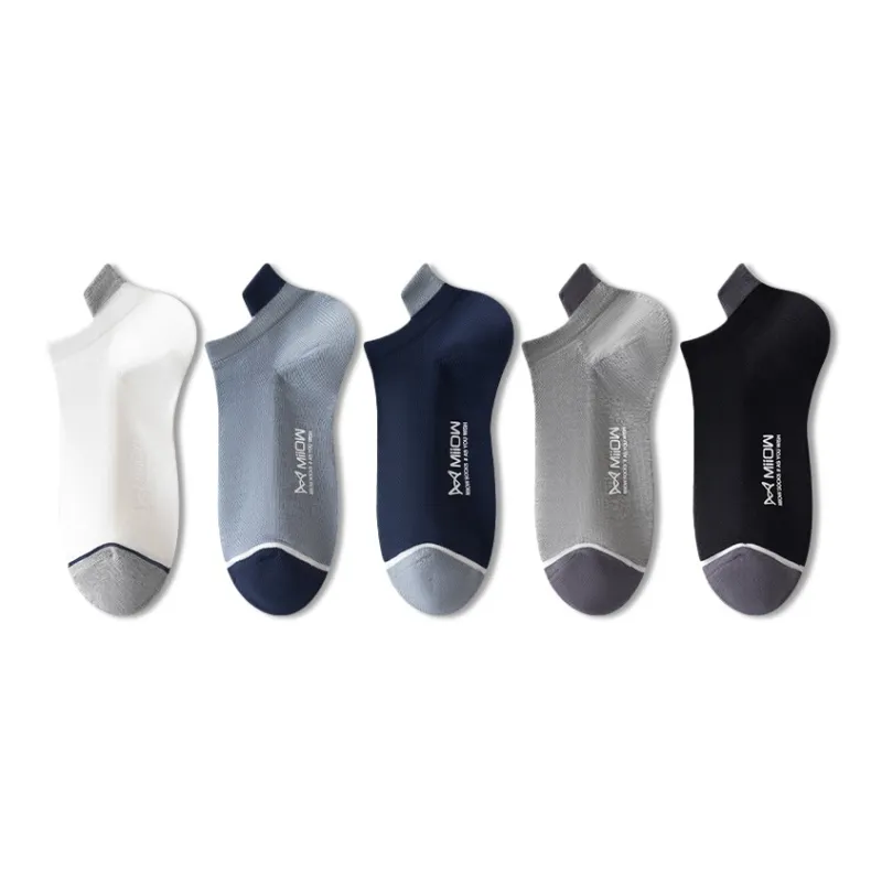 MIIOW Cool One Summer Series Ankle Socks Men's 5 Pack-43