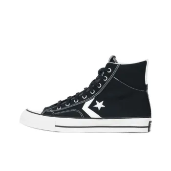 Converse Star Player 76 Breathable Lightweight Cushioning High Top Canvas Shoes Unisex Black
