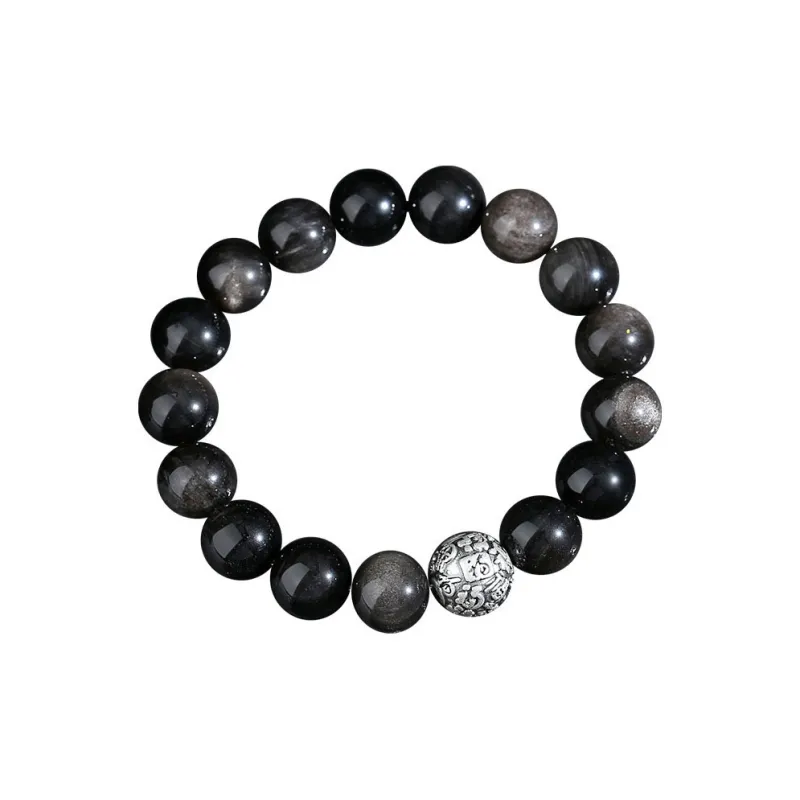 GUANFEI Obsidian Jade Bracelets Unisex-0